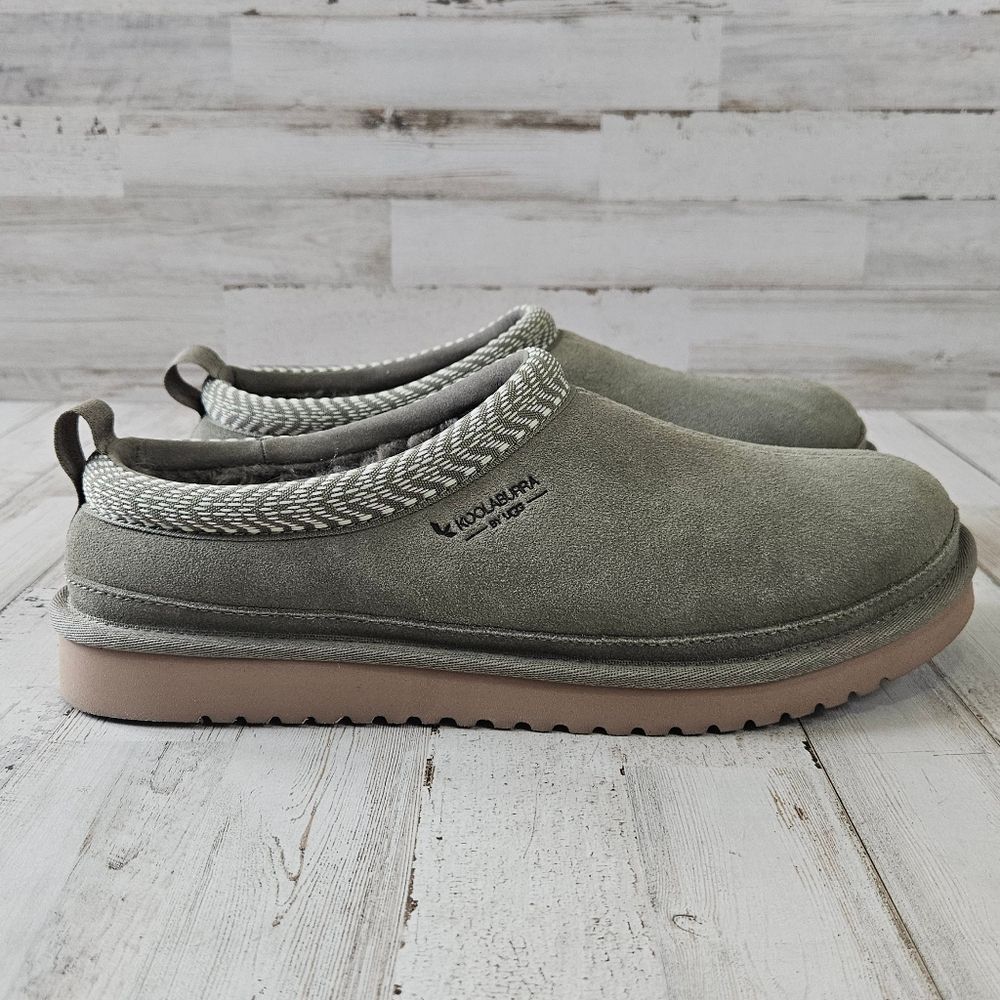 UGG Koolaburra Burree Slipper Mens 10 Green NEW In Box Comfort Casual